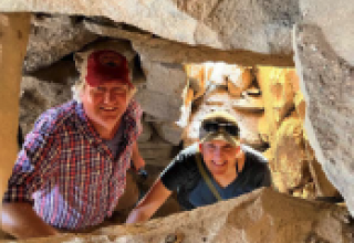 Archaeologists at a site in Jordan
