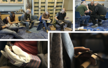 People flintknapping People flintknapping